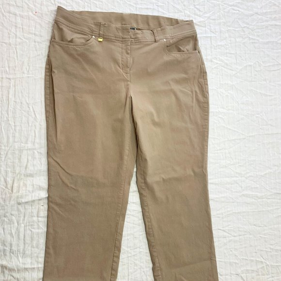 🌼  JM COLLECTIONS WOMENS PANTS SIZE 18 🌼 - Picture 1 of 6